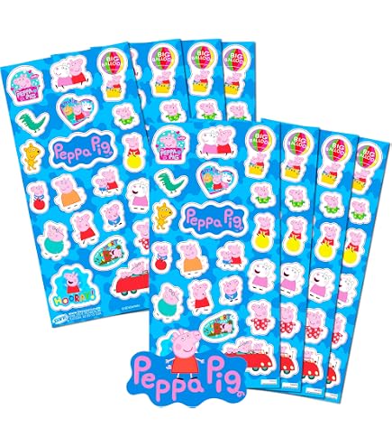 Peppa Pig Activity Set - 6 Scènes Et Plus De 50 Autocollants Réutilisables