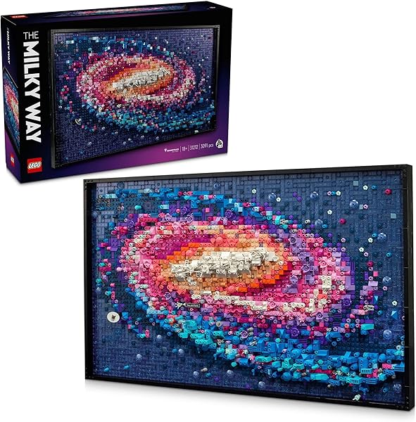 レゴ(LEGO) レゴアート 天の川銀河 おもちゃ 玩具 誕生日 プレゼント ブロック 母の日 父の日 男性 女性 絵画 アート インテリア オシャレ 母 父 31212 - 1