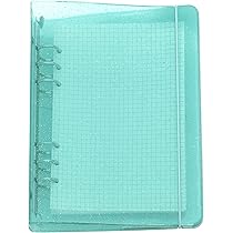 バインダーカバー　A6 水色　リボン バインダーカバー A6 水色 リボン バインダー付き