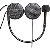 NikoMaku 【薄型 耳が痛くない】 ニコマク 無線 バイク インカム イヤホン Bluetooth 4.1 ヘルメット ヘッドセット L1M ブルートゥース 技適認証取得済 ハンズフリー オートバイ スピーカー イヤホンマイク マイク付き イン
