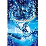 Amazon 216ピース ジグソーパズル ラッセン キッスイング ドルフィンズ スモールピース クリアカットジグソーパズル 18 2x25 7cm パズルフレーム 額 おもちゃ
