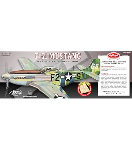 Amazon | 1/16 ロッキードP-38ライトニング バルサ製モデルキット 並行