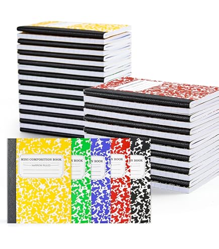 Mini Composition Notebooks, Mini Composition Books Bulk, Small Pocket - View #6