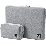 ハクバ 【Amazon.co.jp限定】 HAKUBA Chululu(チュルル) PCインナーケース 11.6インチ用 マルチポーチセット メランジグレー タテ向き収納も可 AMZSCH-PCP116MG