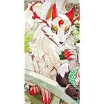 神の庭付き楠木邸 iPhoneSE/5s/5c/5 壁紙 視差効果 山神（やまがみ）