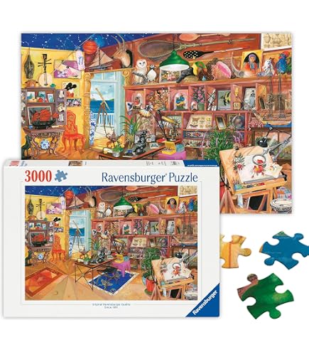 Educa - A Stitch in Time | Puzzle of 3000 Pieces for Adults. Measurements: 120 x 85 cm. Includes Service of Missing Piece While Supplies Last