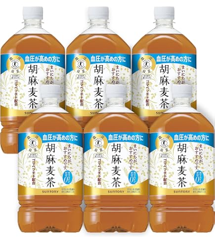 Amazon.co.jp: 【SUNTORY】胡麻麦茶 1.05L、3本 【みのる商事発送