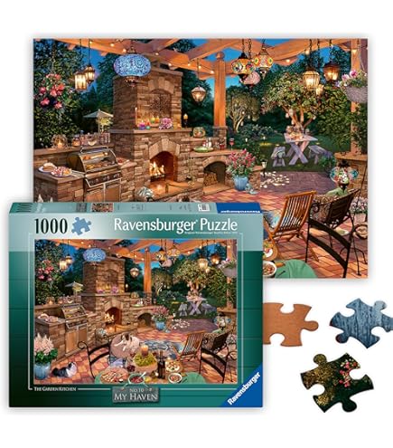 Amazon | Ravensburger Puzzle 2D 1000 elementów: Urocza Kawiarnia