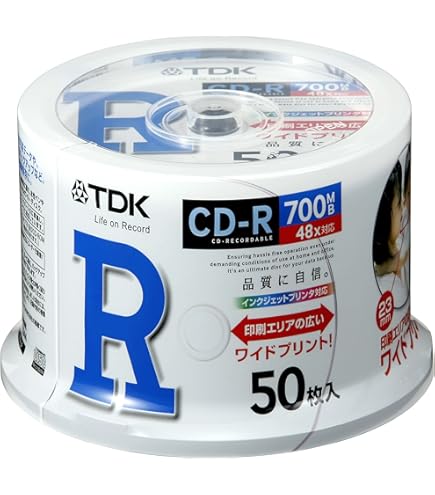 Amazon.co.jp: TDK データ用CD-R 700MB 48倍速対応 カラーリング
