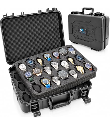 Pelican Case 1400 Custom Foam Insert for 10 Watches (FOAM ONLY