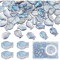 青色ガラス フラワーベース 魚モチーフ 青色ガラス フラワーベース 魚モチーフ