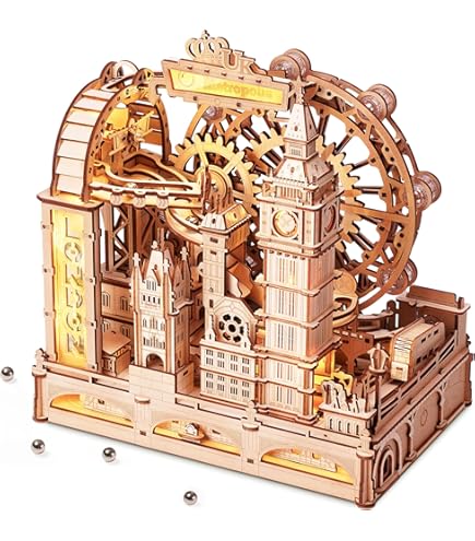 Wood Trick Wooden Marble Run 3D Wooden Puzzles For Adults And Kids To Build
