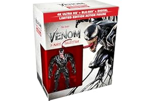 Venom 3-Movie Collection – 4K UHD/Blu-ray (6-Discs) + Digital + Limited Edition Collectible Action Figure