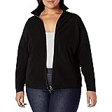 Amazon Essentials Women's Plus Size Full-Zip Polar Fleece Jacket