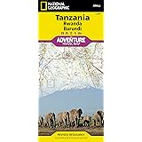 National Geographic Tanzania, Rwanda, Burundi: Travel Maps International Adventure Map (National Geographic Adventure Map, 32