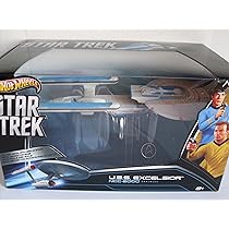 Hot Wheels USS Excelsior NCC 2000 Star Trek Collectible Spaceship  
