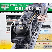 KATO D51 SL列車 10-005 Steam Locomotive D51 SL with Passenger Cars Train - Starter