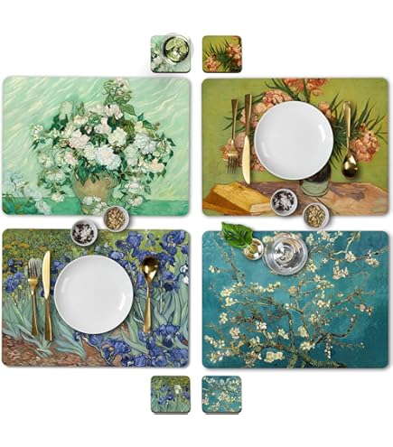 Amazon｜Pimpernel Botanic Garden Placemats, Set of 6 by Pimpernel