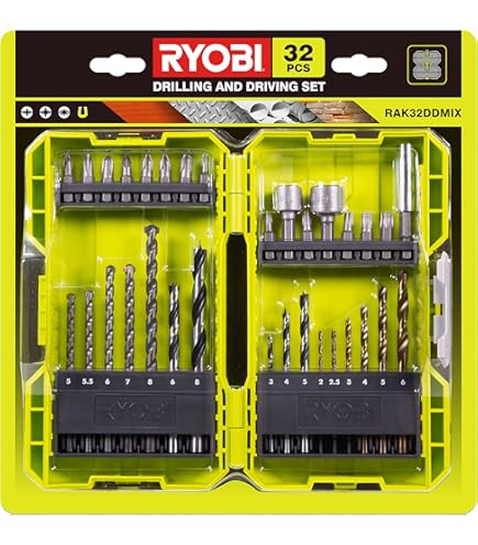 Ryobi Rakdd100 Drilling Driving Kit (100 Piece Ryobi RAKDD100