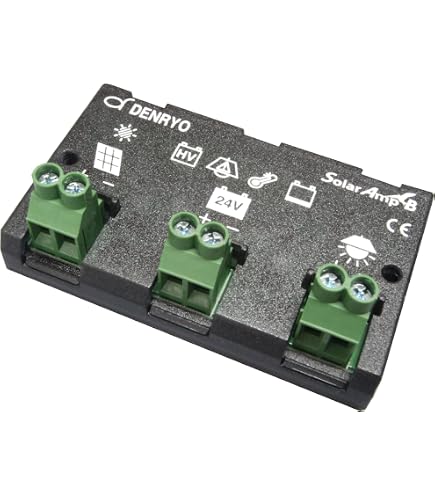 Amazon.co.jp: 電菱 太陽電池充放電コントローラーSA-MPPT-15L 12V/15A 