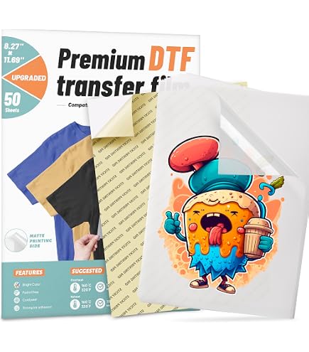 Amazon.co.jp: DTF転写フィルムパウダーキット、スターター用