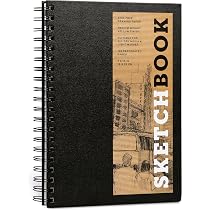 Sketchbook (Basic Medium Spiral Black): Acid-Free Quality Paper