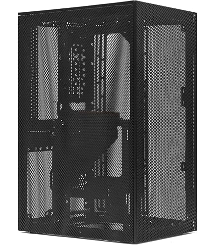 SSUPD MESHROOM D Black フルメッシュ Mini-ITX Meshroom D Mini-ITX SFF PC Case | Ssupd