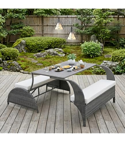 Amazon.co.jp: HXCQYGL ガーデン テーブル セット ガーデンソファ 2way