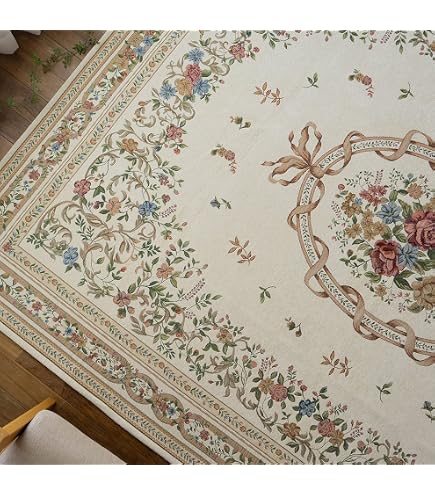 Amazon｜ラグ ペルシャモチーフ ラグカーペット 1.5畳 花 160*200 柄