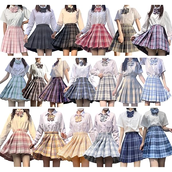 新栄高校　スカート 新品】新栄高校 青チェック ミニスカート 制服コス プリーツミニ