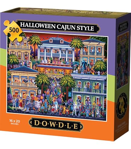 Dowdle Jigsaw Puzzle - Santa Barbara Downtown 500 Piece Puzzle, Full Color Insert, Made In USA