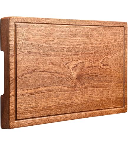 Vesta Homes Large Wooden End Grain Cutting Board | 18 * 12 Inches | Chopping, Serving Board/Block For Kitchen Vegetables, Fruits, Cheese And Charcuterie | Natural Acacia Wood | Handcrafted - View #5
