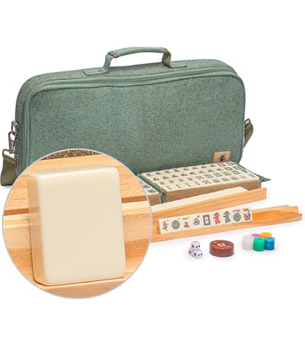 Amazon.co.jp: American Mahjong Set Leatherette Case
