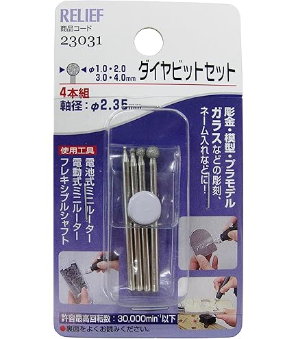 Amazon | イチネンアクセス RELIEF(リリーフ) ホビー 4本組