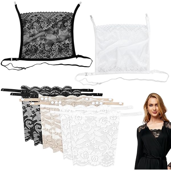 Women Lace Clip-on Mock Camisole Bra Overlay Panel Chest Cloth | Shopee