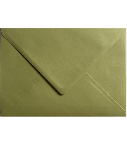 100 Pack C5 Envelopes In Olive Green - A5 Size, 120gsm, For Invitations & RSVP Cards 2 thumbnail image