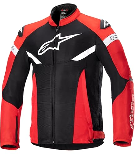 Amazon | [アルパインスターズ] バイクジャケット 1030 BLACK RED FLUO 
