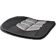 ボンフォーム(BONFORM) シートクッション 備長炭消臭クッション 軽/普通車 ヒップ型 備長炭消臭 丸洗いOK ストッパー付き ヒップガタ45x45x2cm グレー 5656-43GR