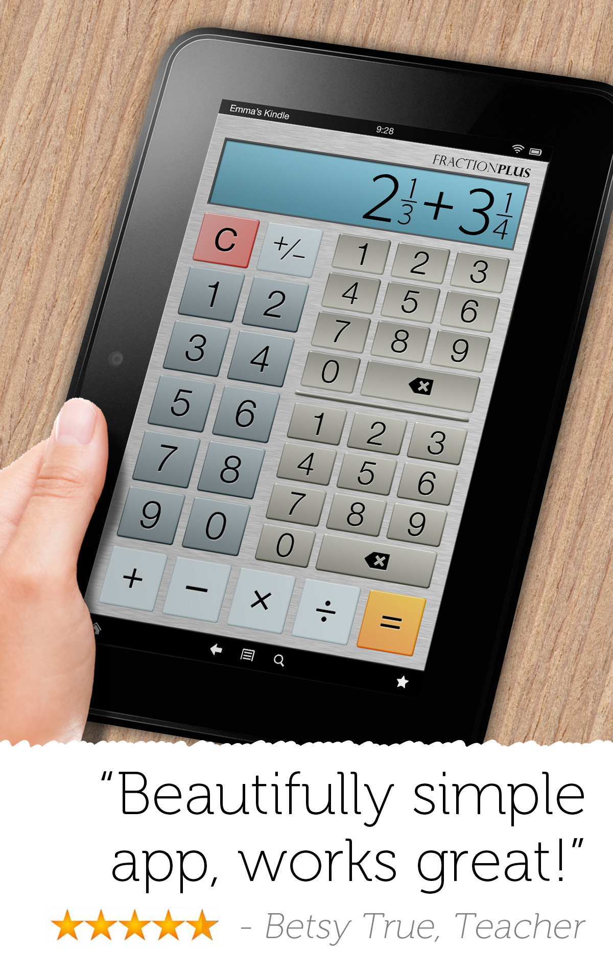 Amazon Co Jp 分数計算機プラス無料 Android アプリストア