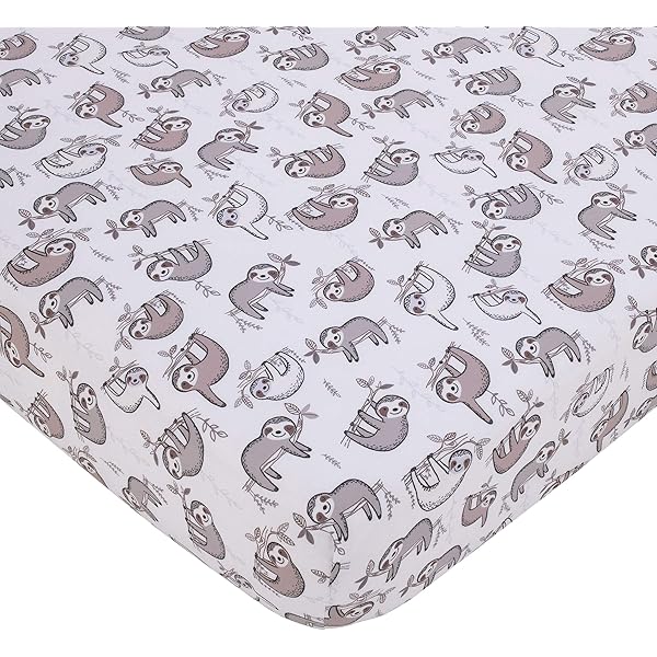 sloth crib sheets
