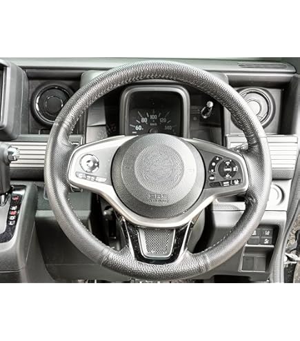 Amazon | N-WGN専用ステアリングカバー ブラック 日本製 訳あり