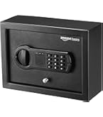 Amazon.co.jp: Hirameki 指紋認証 金庫 小型 家庭用 防犯 金庫 貴重品