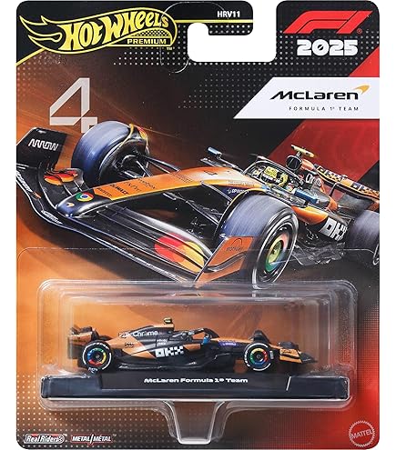 Hot Wheels 1:64 Premium Diecast Model Mc Laren McLaren Formula 1