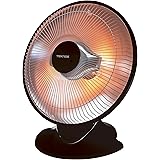 TEKNOS パラボラハロゲンヒーター床置ブラック 800W,400W PH-803(BK)