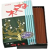 梅栄堂のお線香 好文木 平型バラ詰