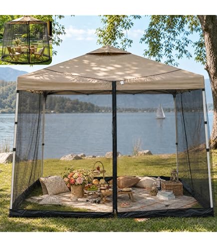Amazon | カンタンタープ240(KTNJ240)専用 メッシュスクリーン240