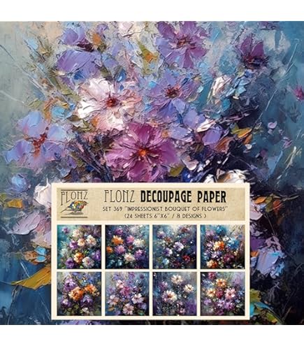 thumbnail image 2 of Decoupage Paper Sheets Decoupage Paper Pack (24 Sheets 6"x6") Rococo Floral Scrapbooking & Stamping Supplies 2 of 11