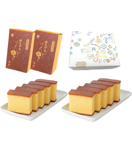 Amazon.co.jp: 長崎街道カステラ2本詰合せ 蜂蜜・抹茶 : 食品・飲料・お酒