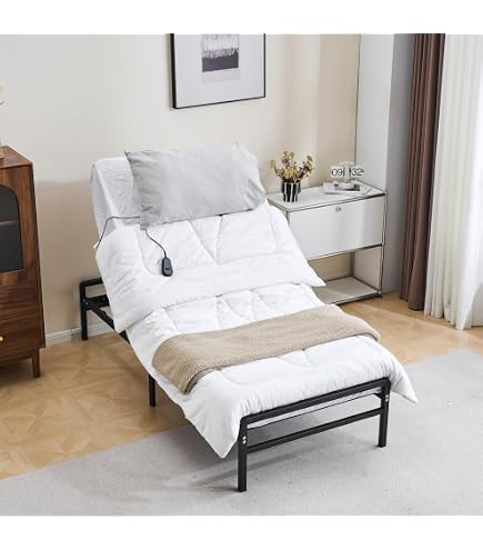 Amazon.co.jp: 電動ベッド 折りたたみベッド 電動 リクライニング