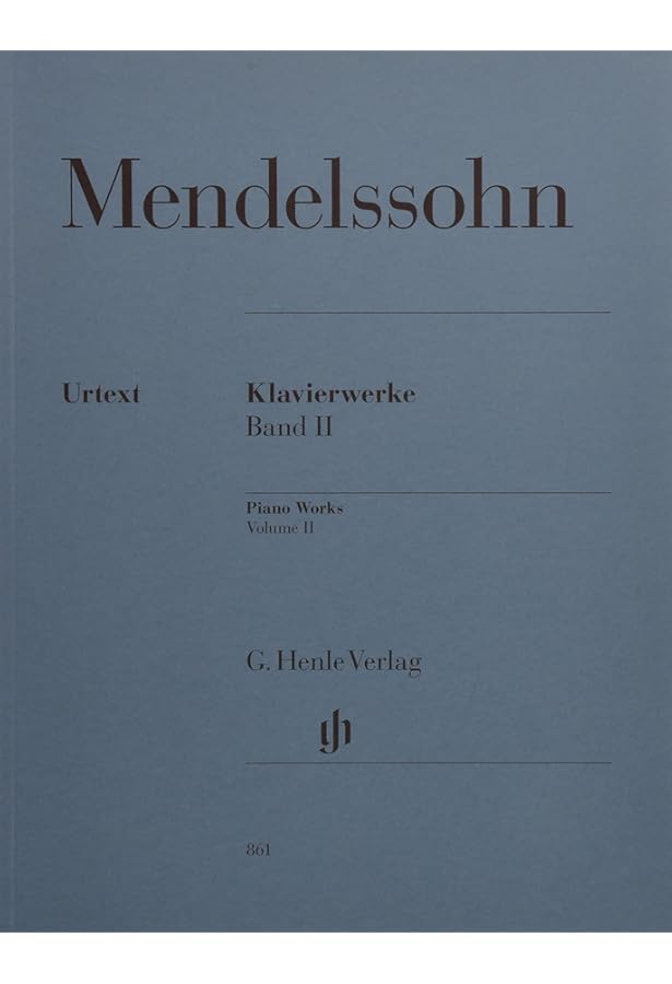 メンデルスゾーン: ピアノ作品集 第1巻/ヘンレ社/ピアノ・ソロ |本